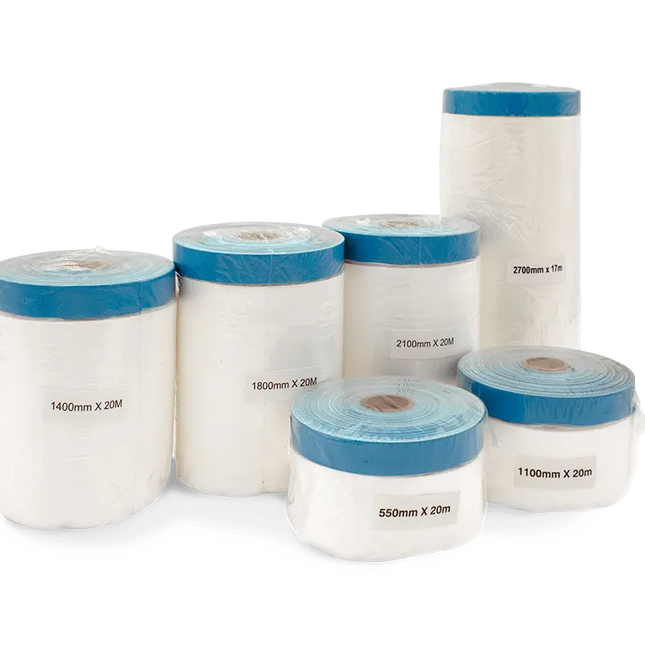 Maskeerfolie met ductape 270 CM